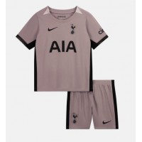 Tottenham Hotspur Tretí Detský futbalový dres 2023-24 Krátky Rukáv (+ trenírky)